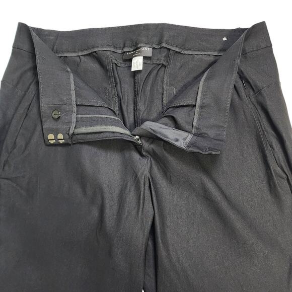 Lane Bryant Womens 4 Season Straight Leg Pants Plus Size 18 Black Stretch Dressy - Picture 7 of 13